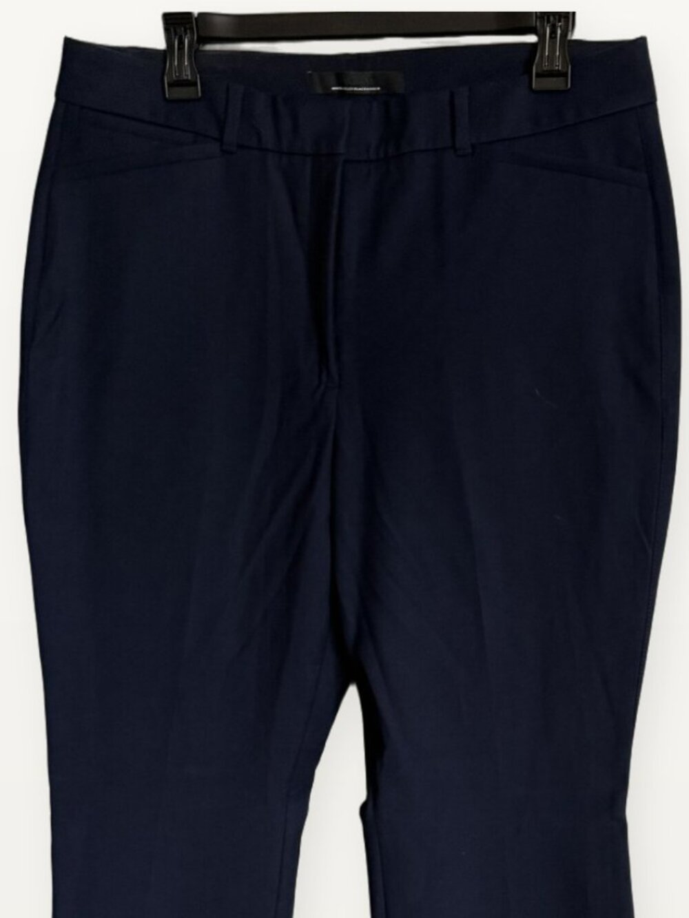 WHBM Navy Straight Leg Dress Pants